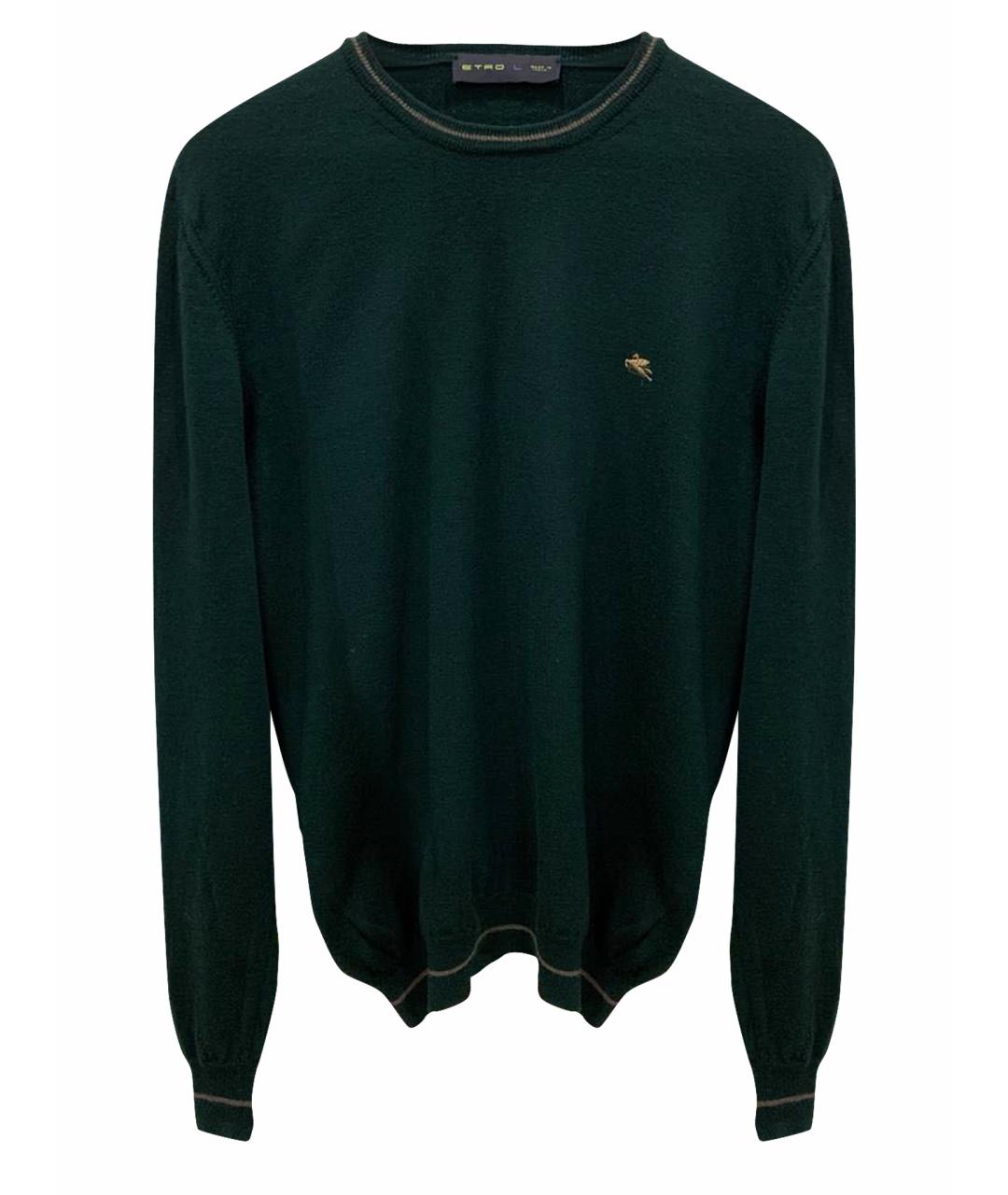 ETRO Зеленый шерстяной джемпер / свитер, фото 7