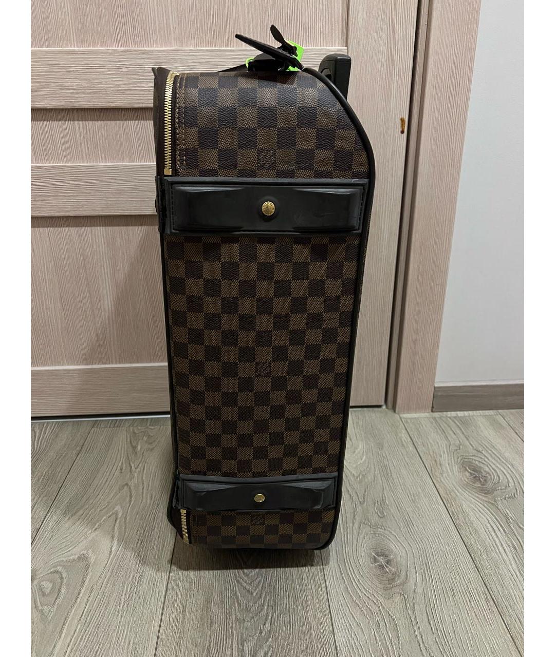 LOUIS VUITTON PRE-OWNED Коричневый чемодан, фото 5