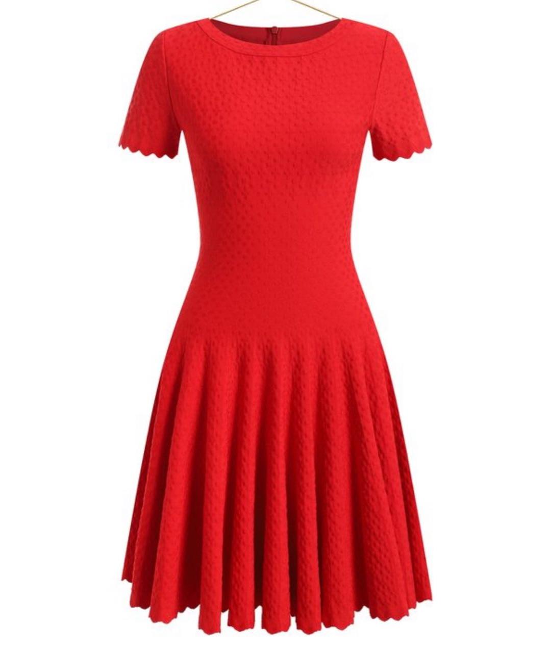 ALAIA Красное коктейльное платье, фото 6