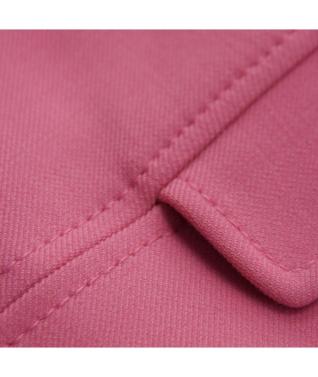 RED VALENTINO Розовое хлопковое пальто, фото 5