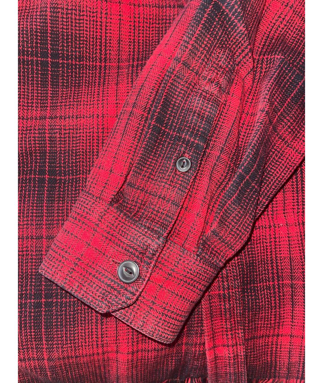 DIESEL Красная хлопковая кэжуал рубашка, фото 4