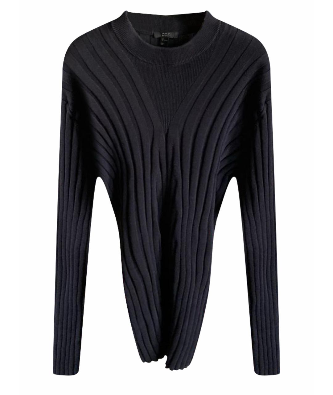 COS Черный хлопковый джемпер / свитер, фото 1