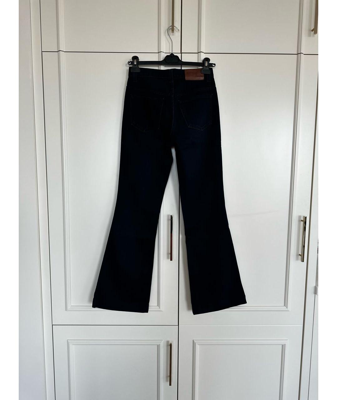 RALPH LAUREN Темно-синие хлопковые прямые джинсы, фото 2