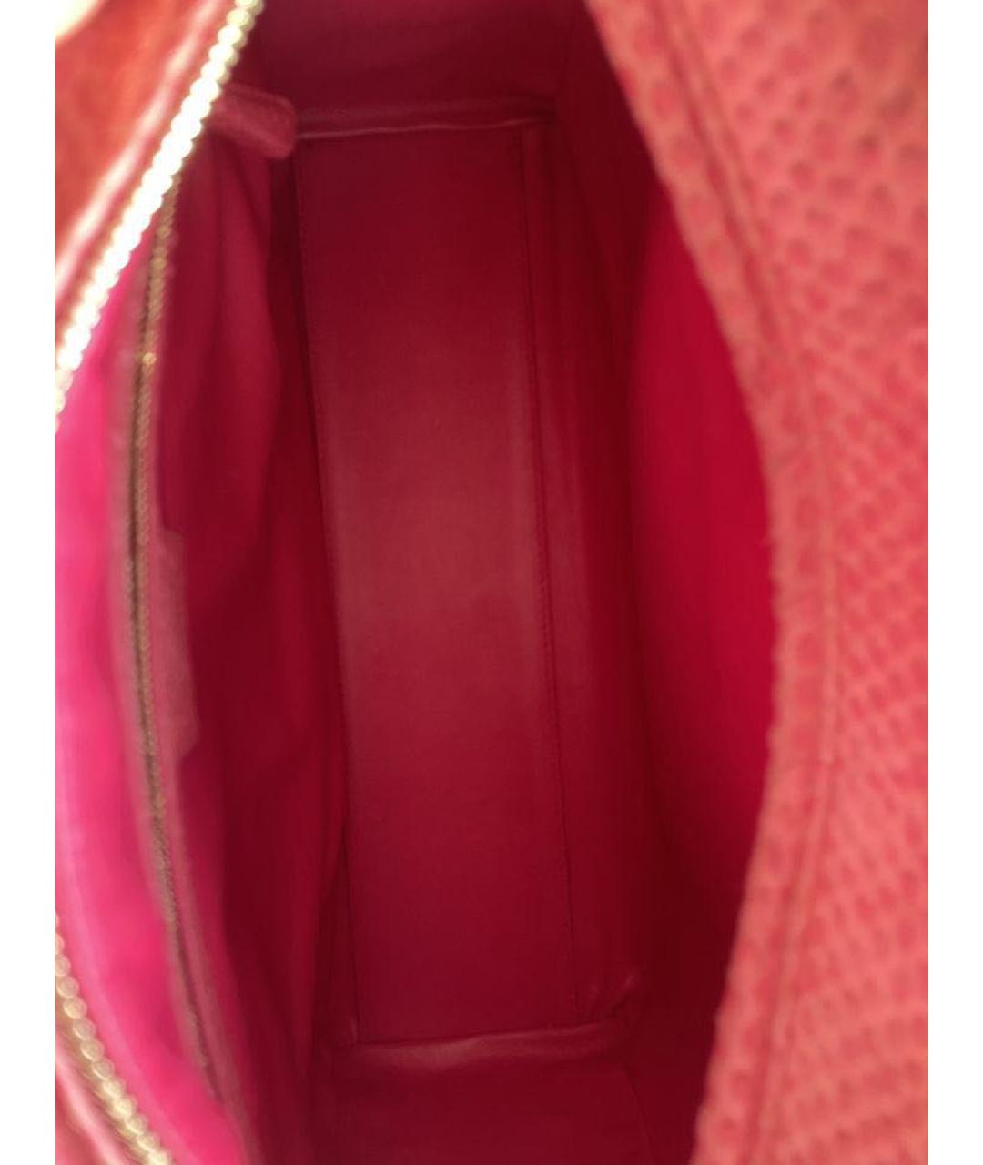 CHRISTIAN DIOR PRE-OWNED Розовая сумка тоут из экзотической кожи, фото 4