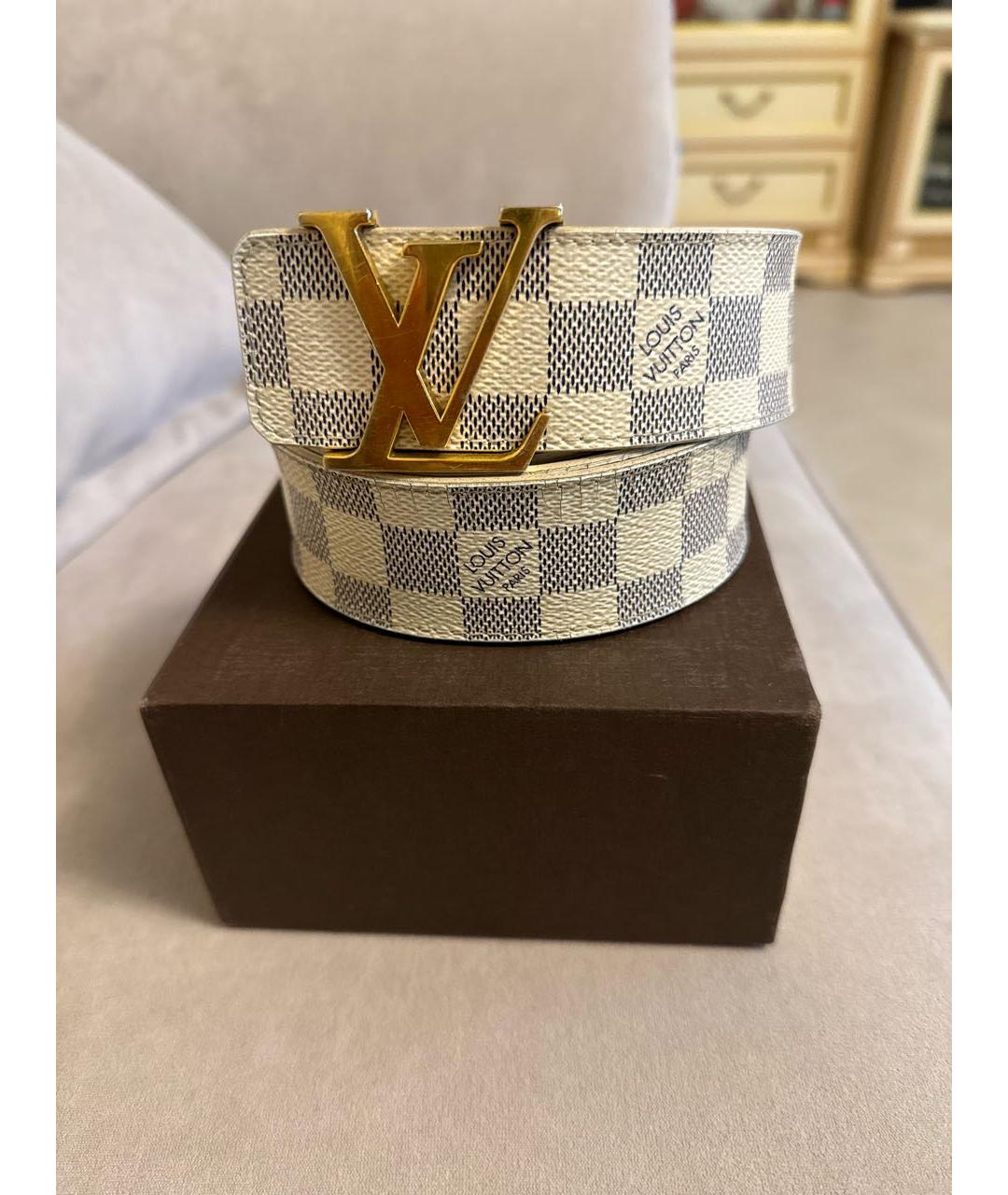 LOUIS VUITTON Бежевый ремень, фото 9