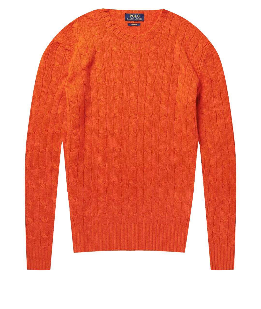 POLO RALPH LAUREN Оранжевый кашемировый джемпер / свитер, фото 1