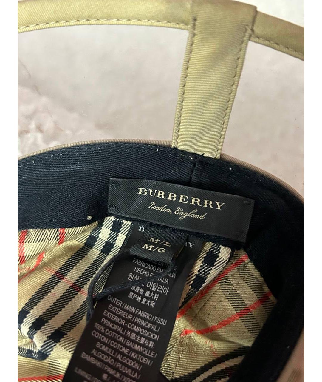 BURBERRY Бежевая панама, фото 2