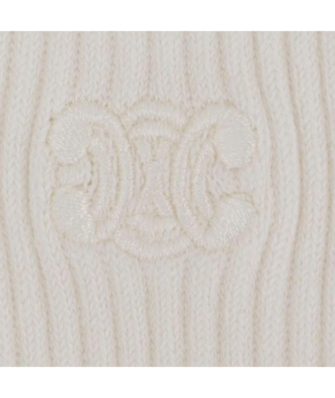 CELINE PRE-OWNED Белые носки, чулки и колготы, фото 2