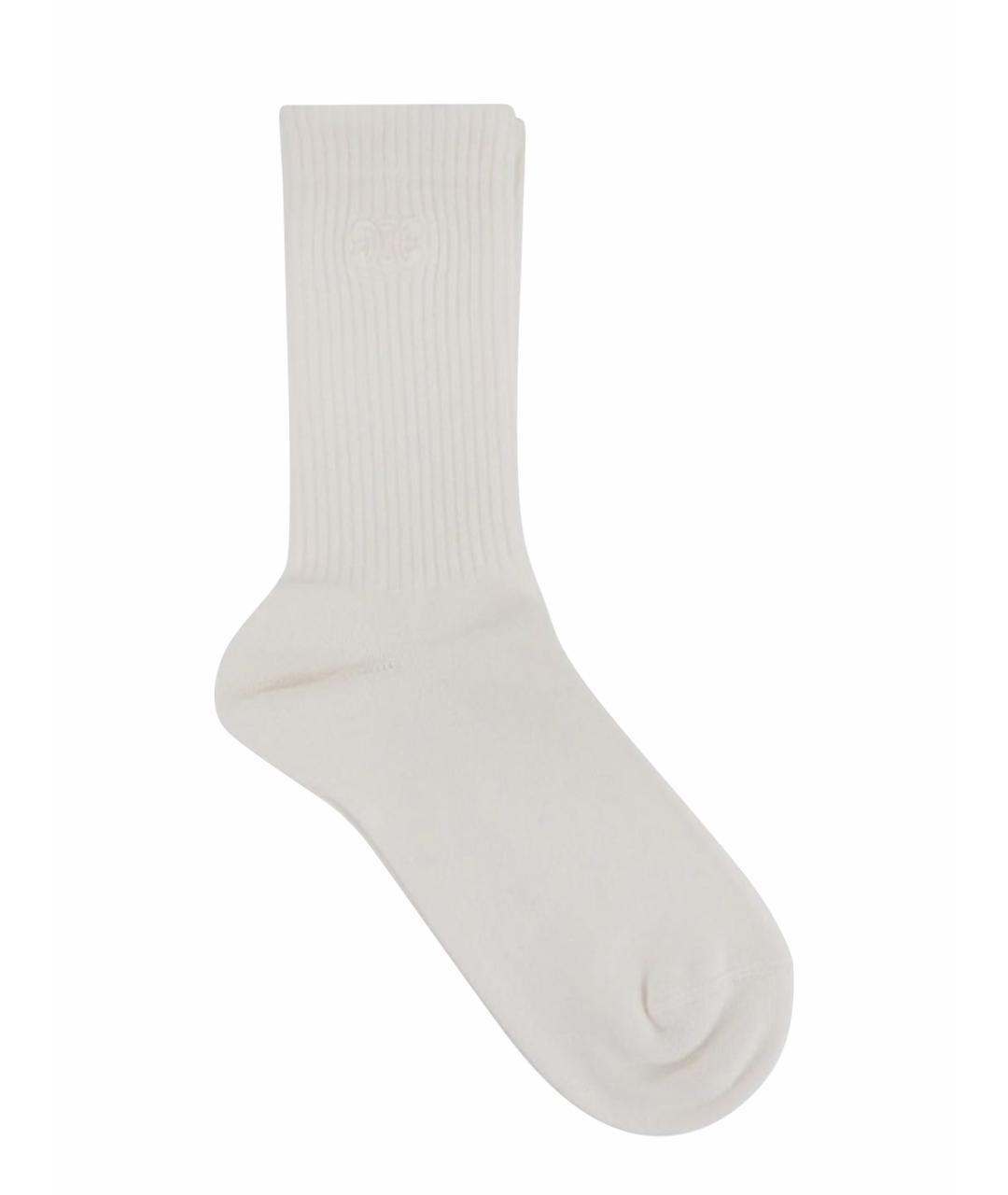 CELINE PRE-OWNED Белые носки, чулки и колготы, фото 1