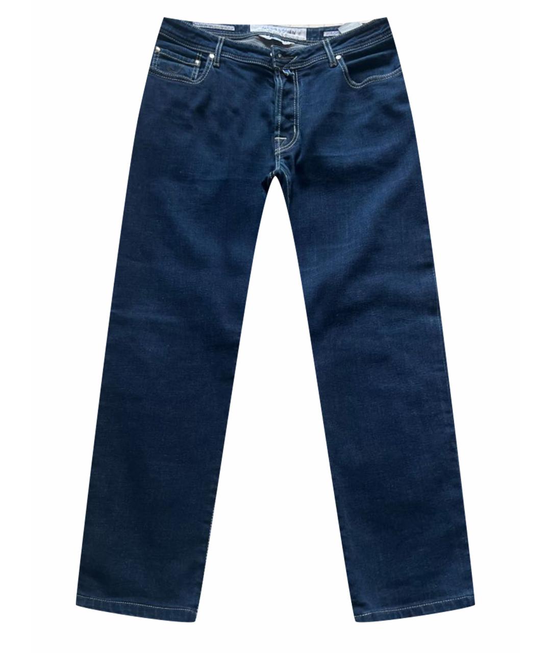 JACOB COHEN Темно-синие прямые джинсы, фото 1