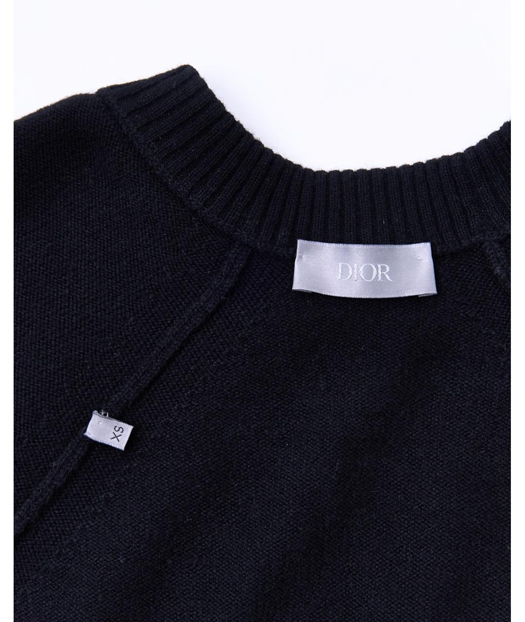 CHRISTIAN DIOR PRE-OWNED Черный кашемировый джемпер / свитер, фото 5
