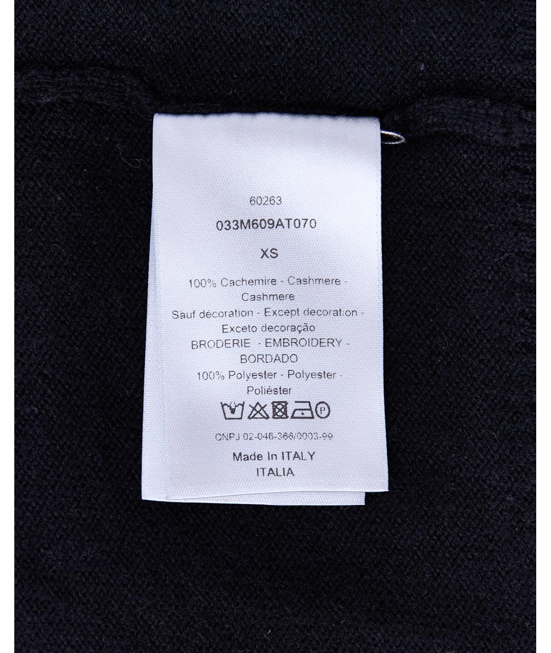 CHRISTIAN DIOR PRE-OWNED Черный кашемировый джемпер / свитер, фото 6
