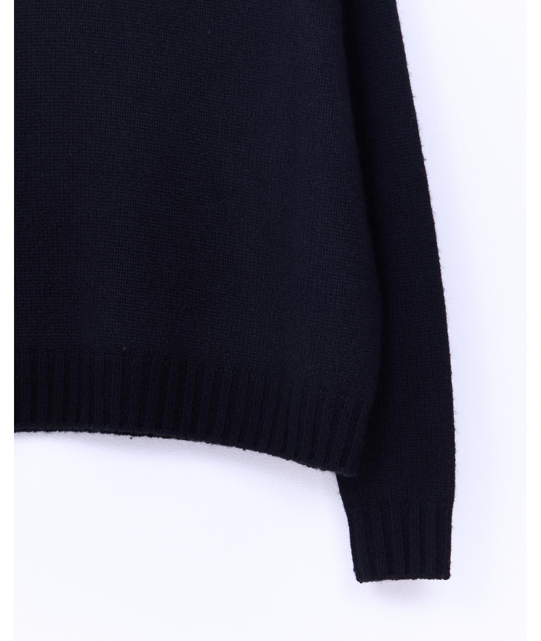 CELINE PRE-OWNED Черный кашемировый джемпер / свитер, фото 4