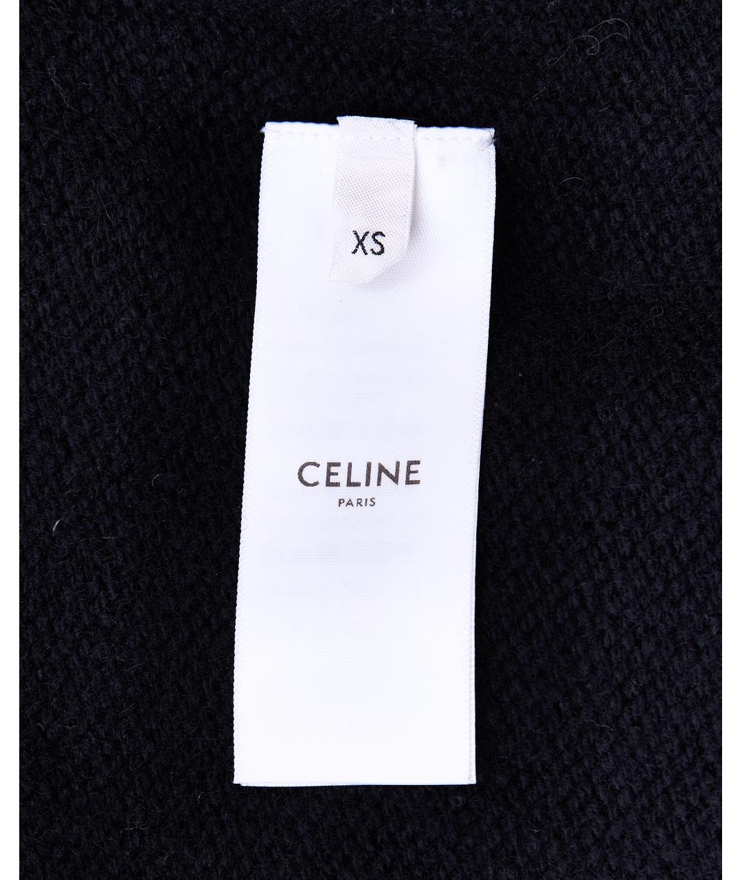 CELINE PRE-OWNED Черный кашемировый джемпер / свитер, фото 6