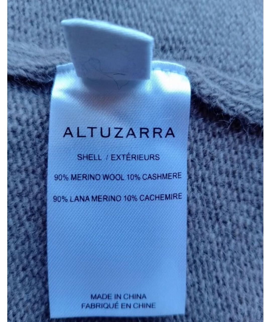 ALTUZARRA Коричневое шерстяное повседневное платье, фото 8