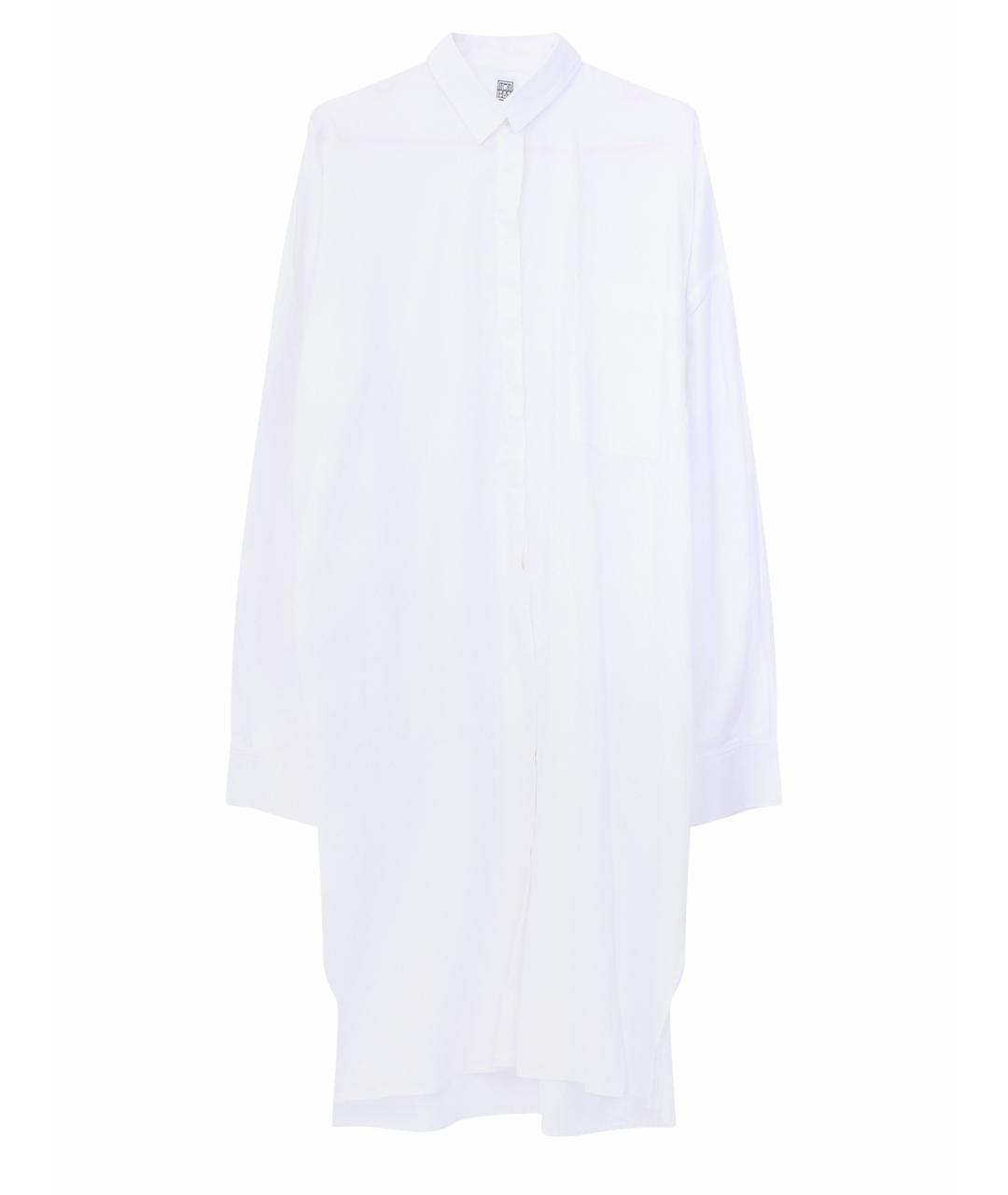 TOTEME Белое хлопковое повседневное платье, фото 1