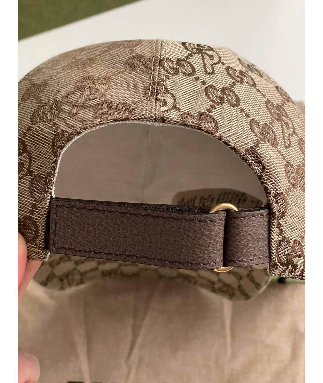 GUCCI Бежевая кепка/бейсболка, фото 7