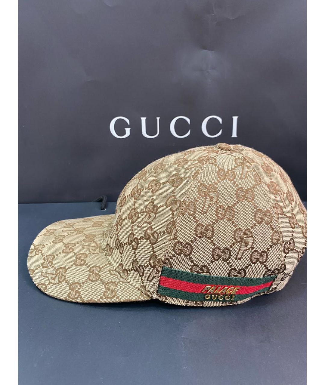 GUCCI Бежевая кепка/бейсболка, фото 3