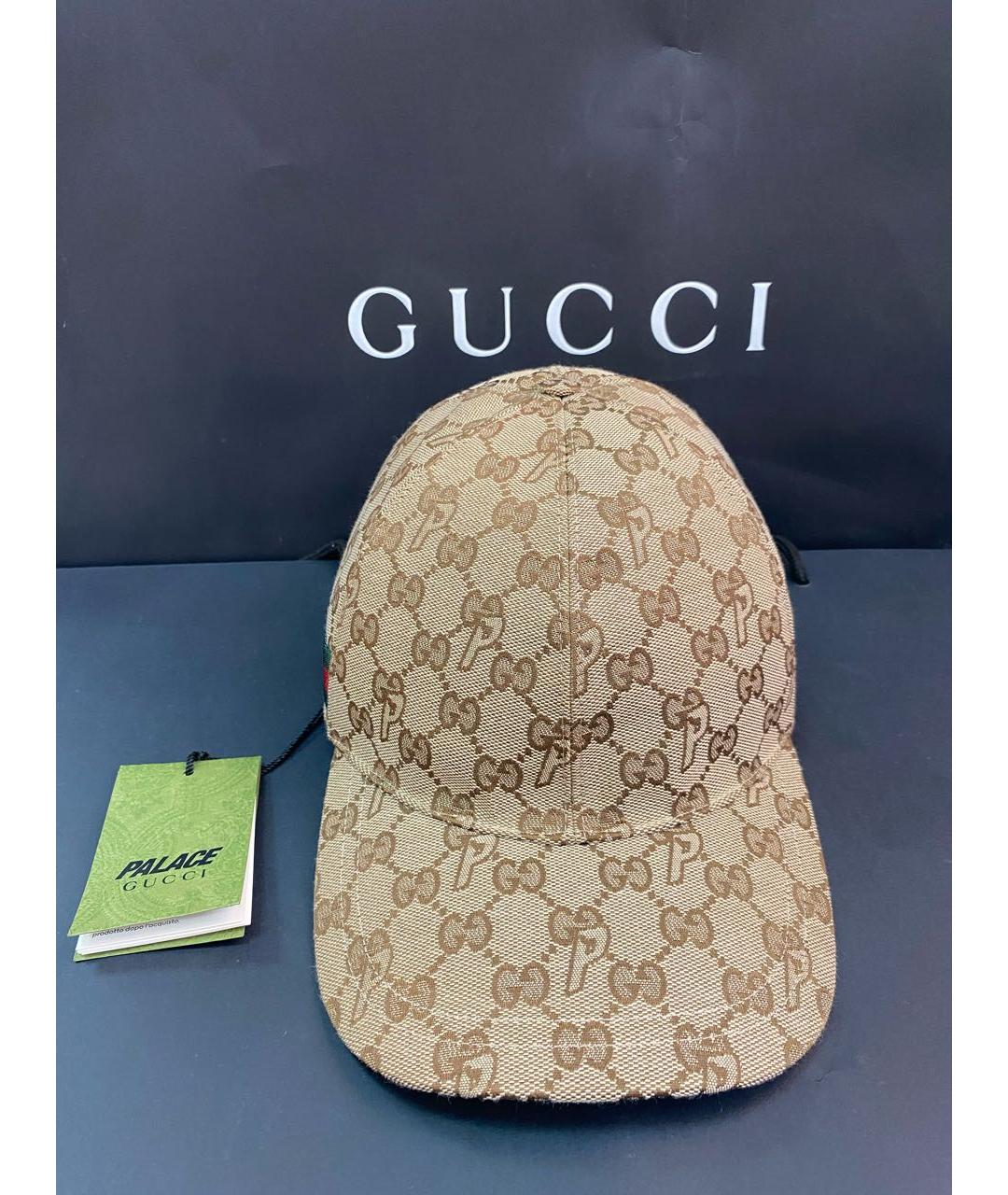 GUCCI Бежевая кепка/бейсболка, фото 9