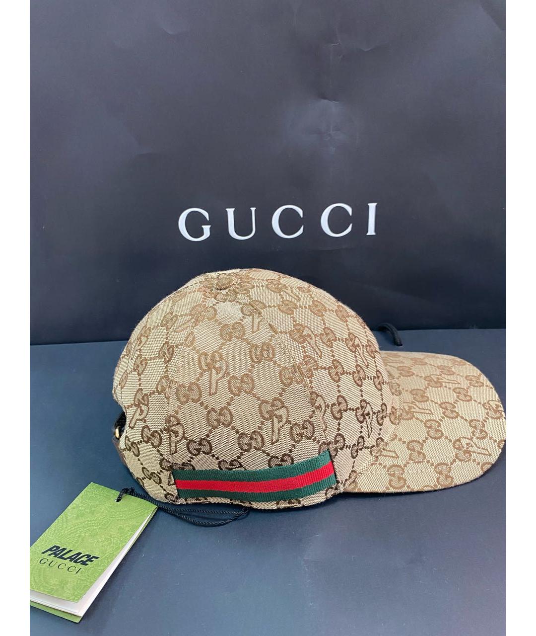 GUCCI Бежевая кепка/бейсболка, фото 2