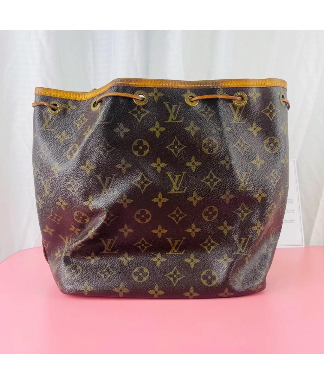 LOUIS VUITTON Коричневая сумка тоут, фото 3