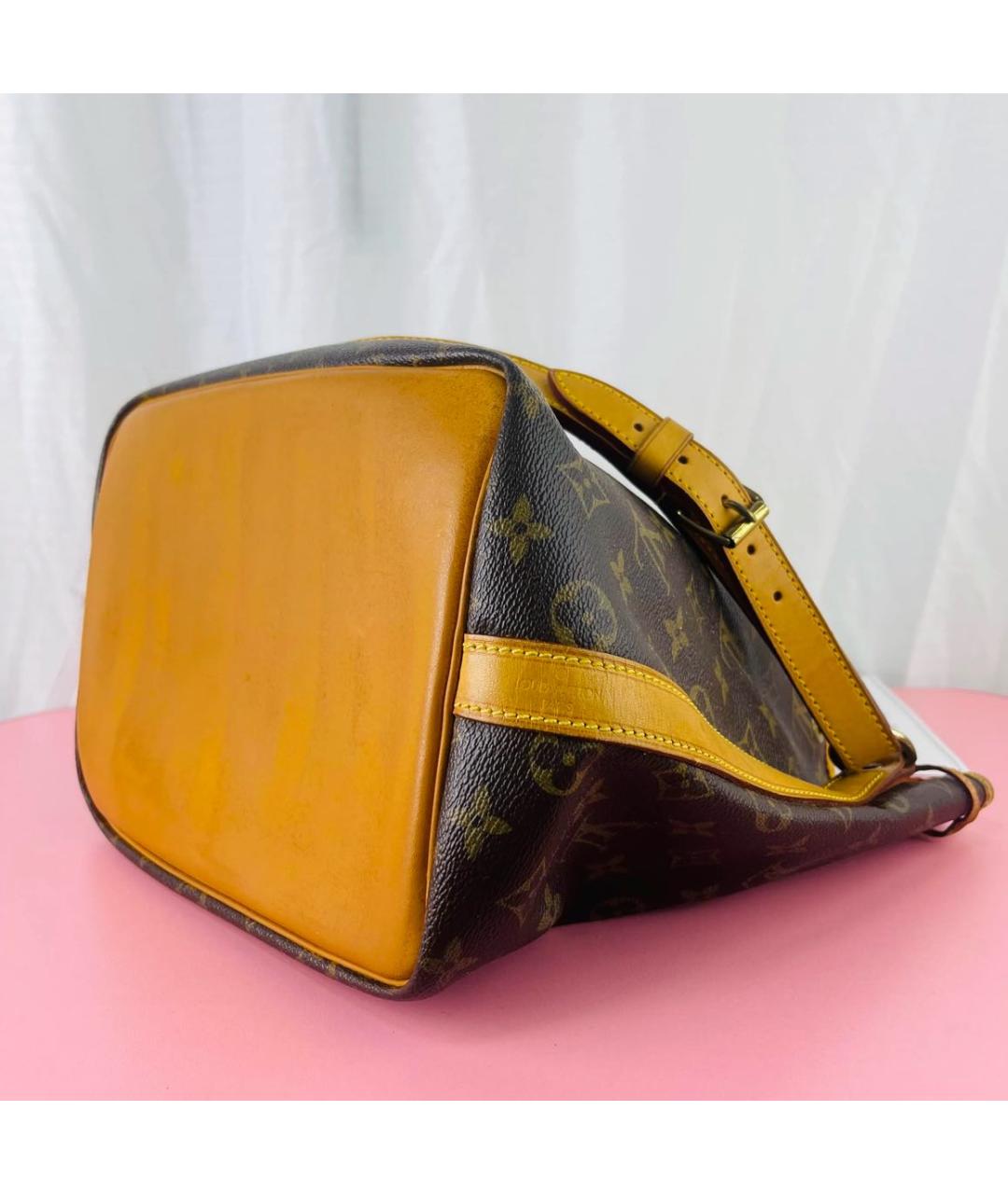 LOUIS VUITTON Коричневая сумка тоут, фото 4
