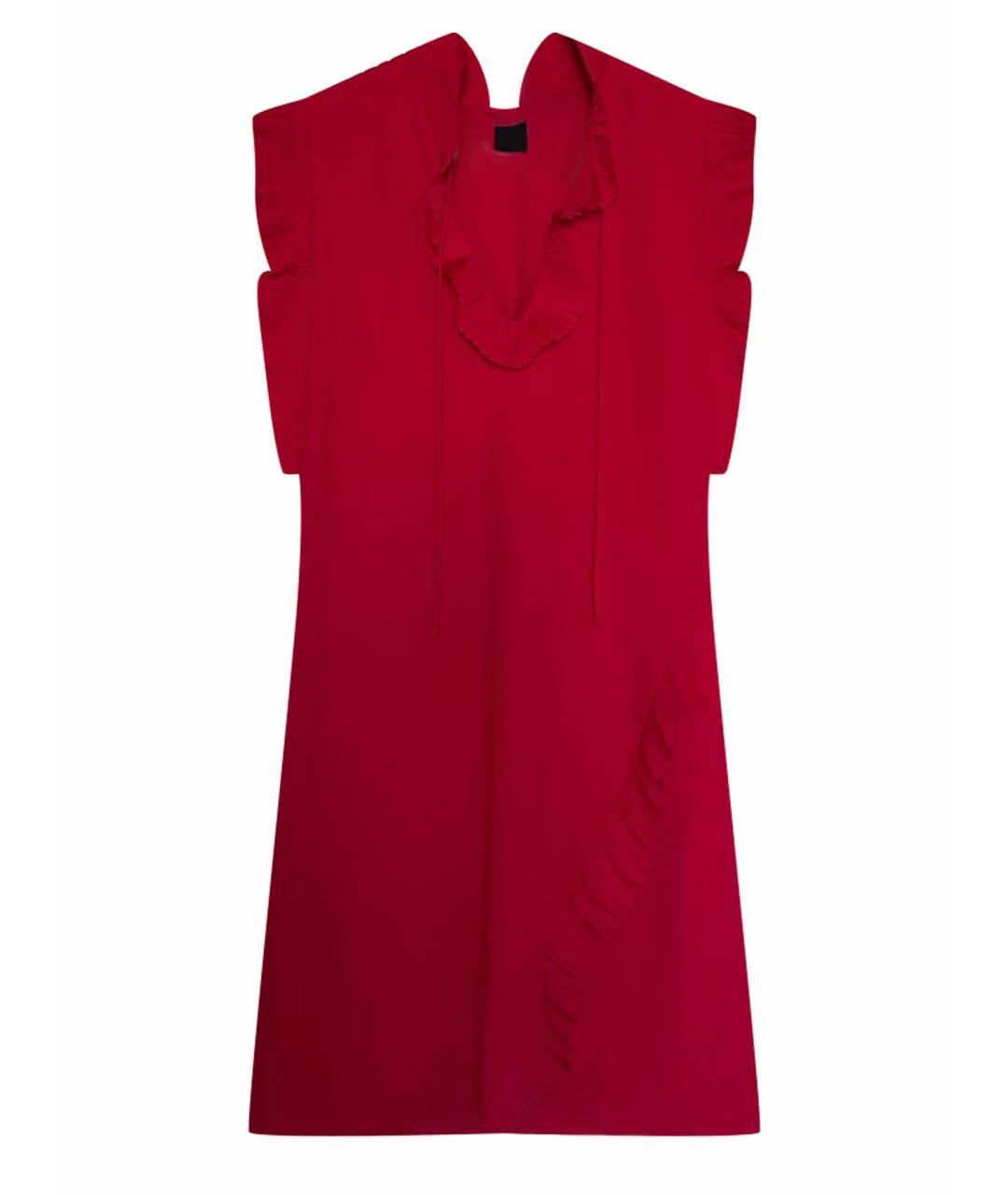 PINKO Красное полиэстеровое вечернее платье, фото 1