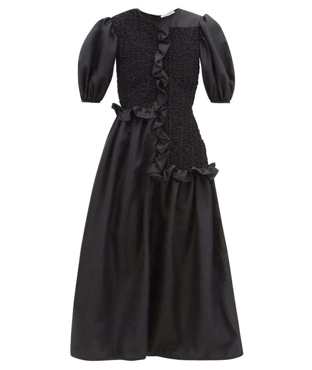 CECILIE BAHNSEN Черное коктейльное платье, фото 8