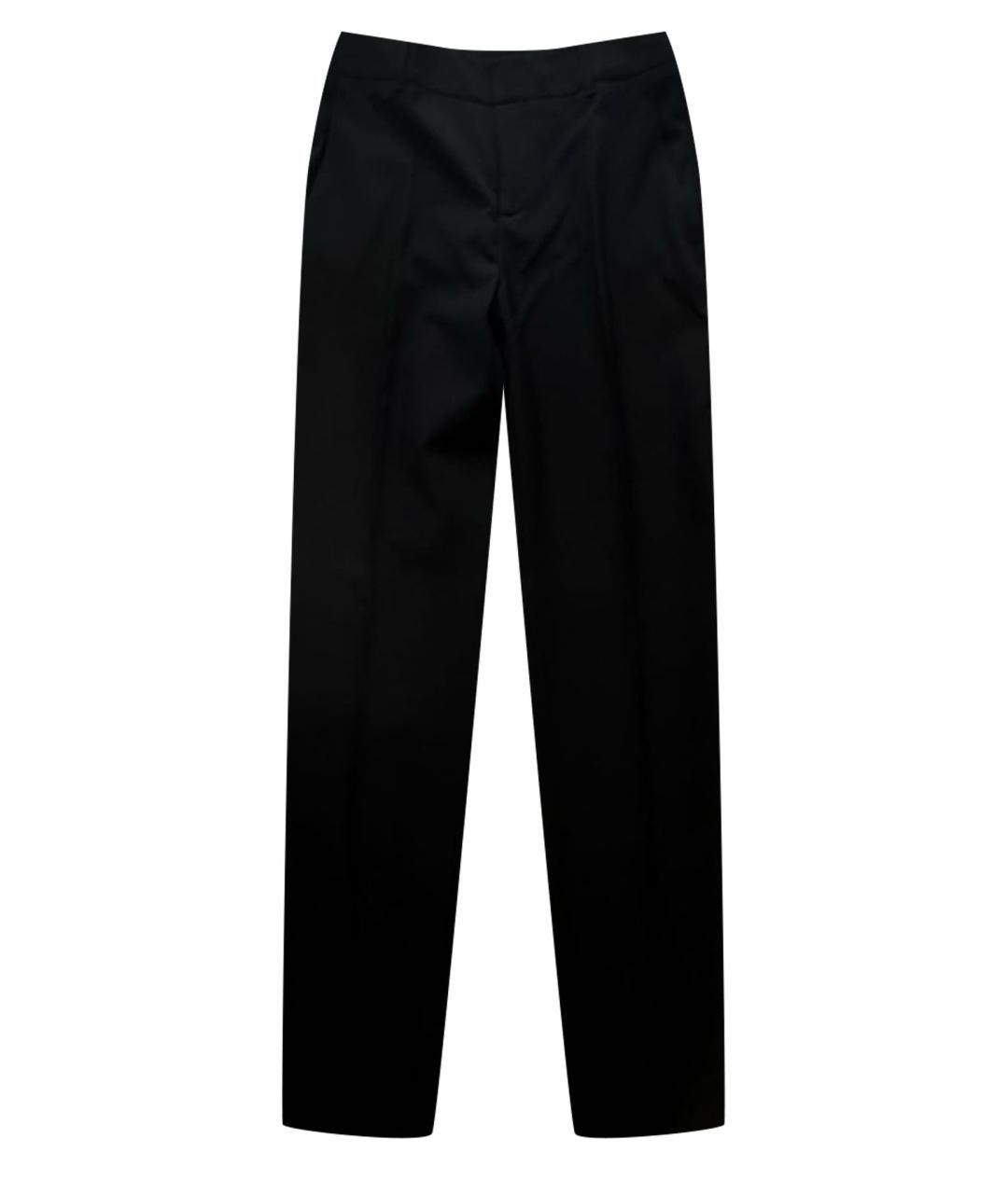 GUCCI Черные шерстяные брюки узкие, фото 1