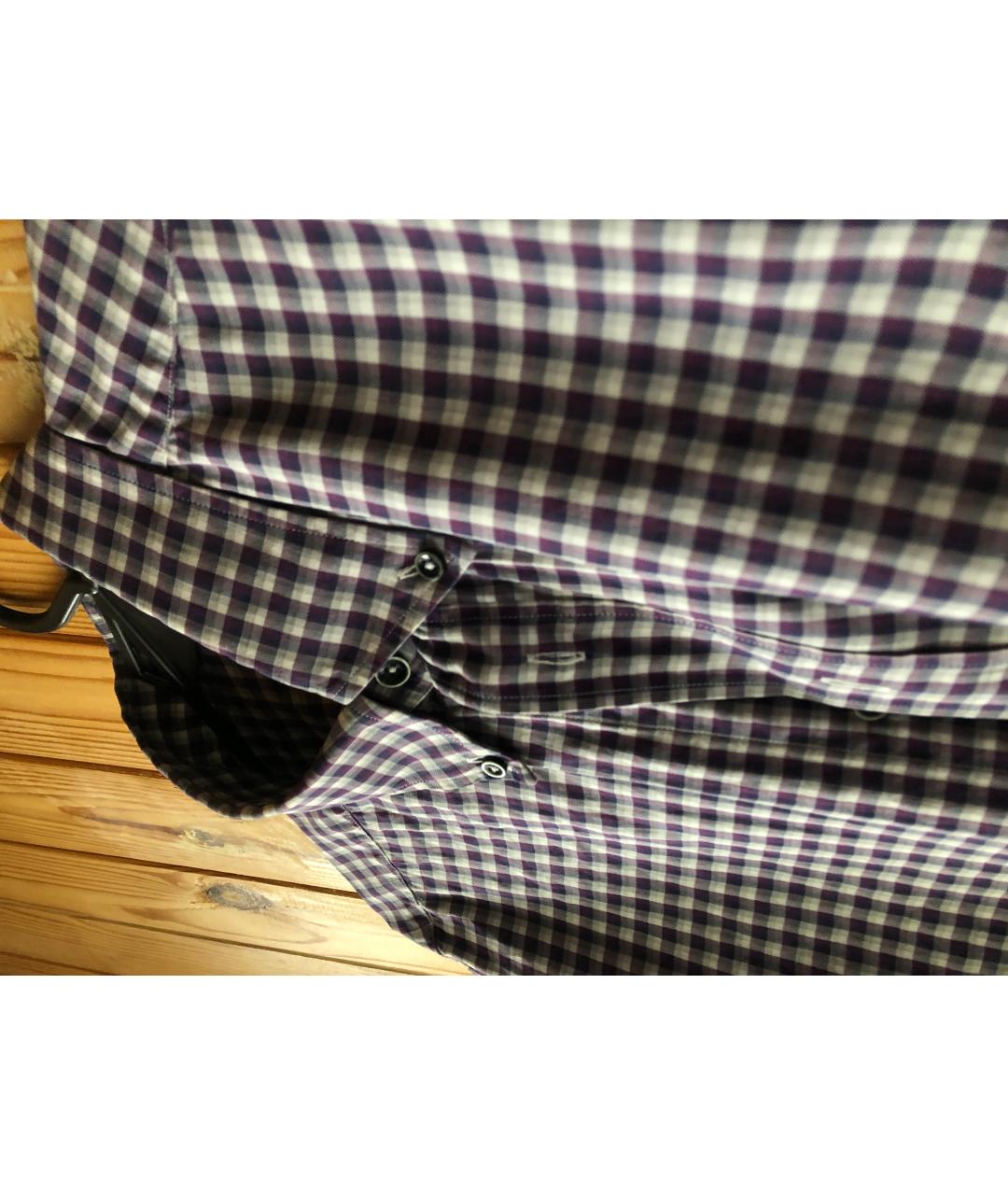 CORNELIANI Фиолетовая хлопковая кэжуал рубашка, фото 2
