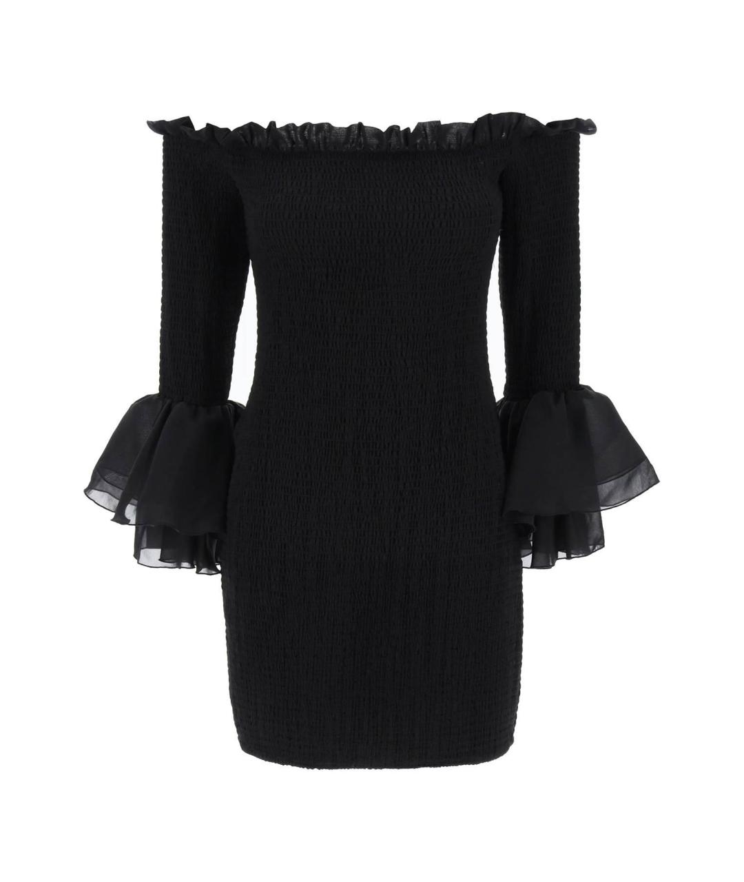 ROTATE Черное коктейльное платье, фото 1