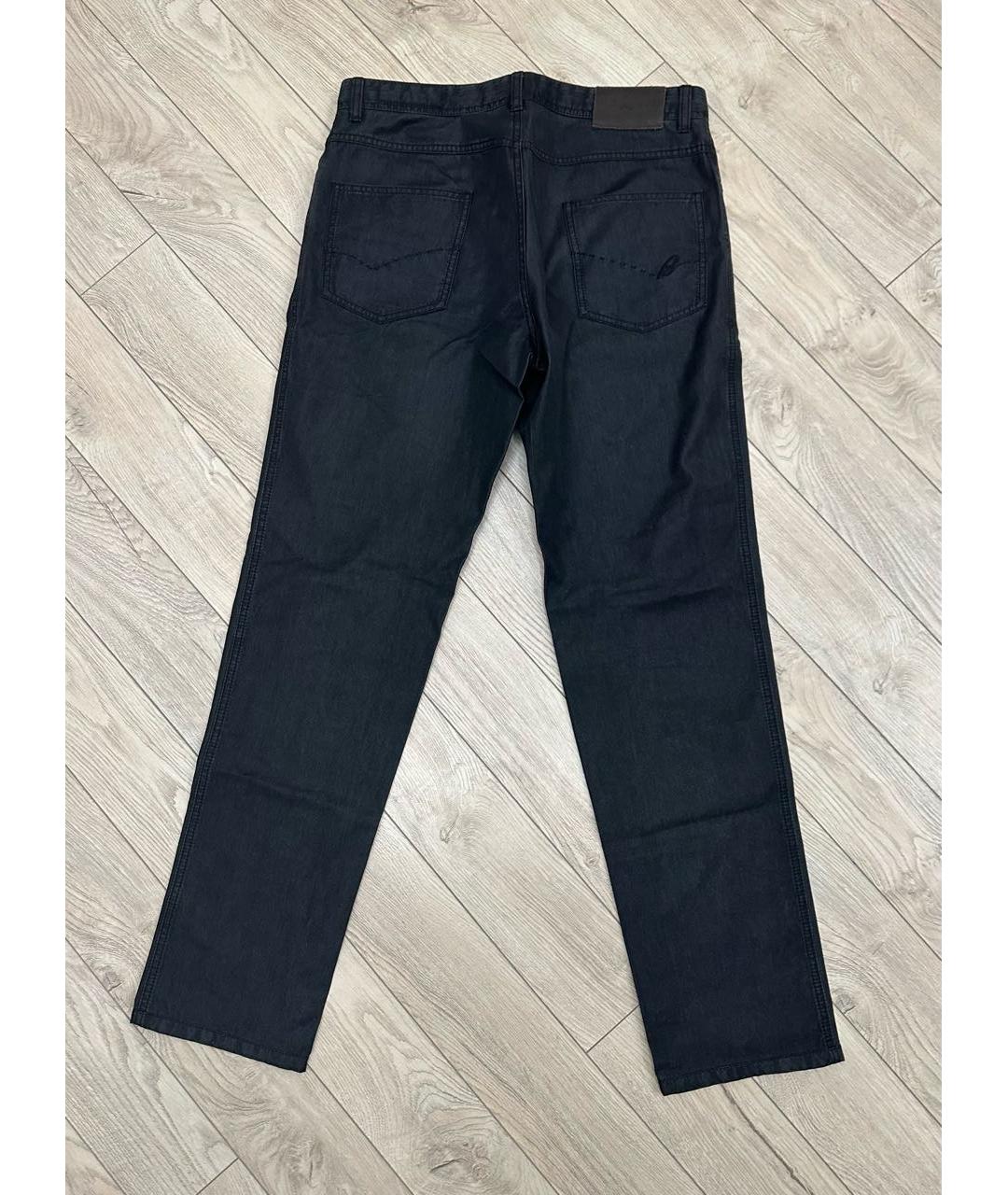 BRIONI Черные прямые джинсы, фото 2