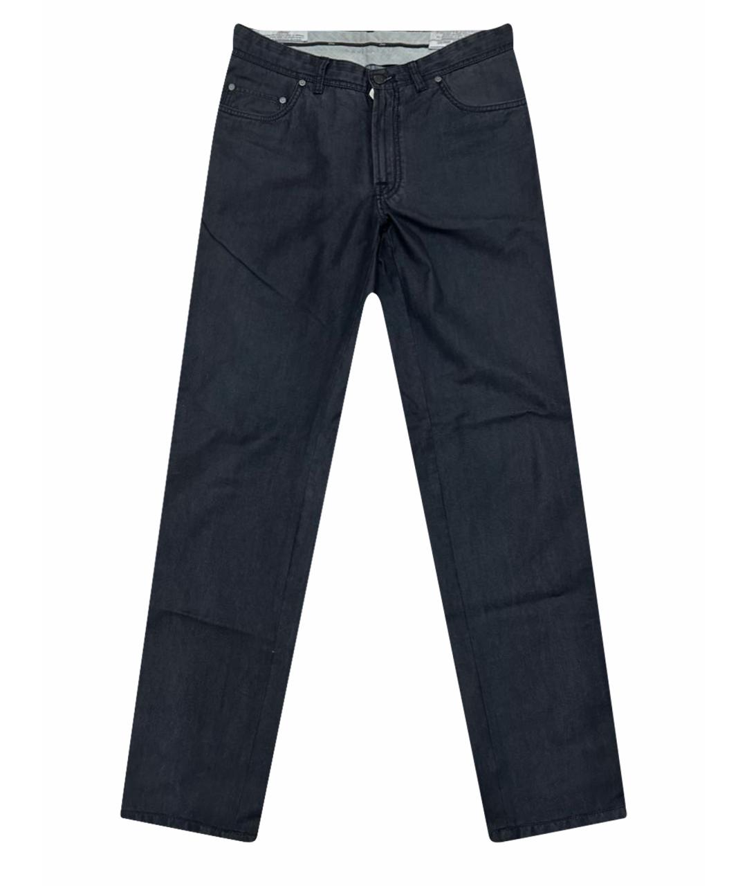 BRIONI Черные прямые джинсы, фото 1