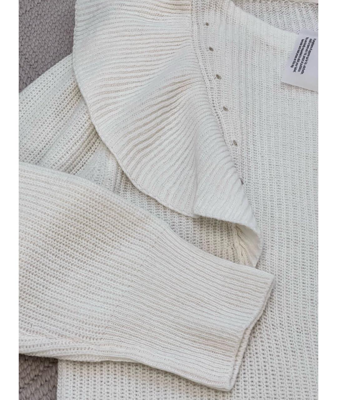 PHILOSOPHY DI LORENZO SERAFINI Белый кашемировый джемпер / свитер, фото 6