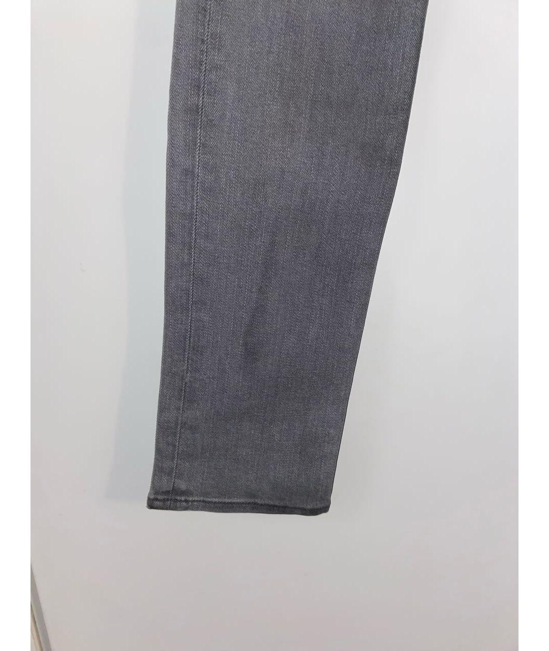 RAG&BONE Серые хлопковые джинсы слим, фото 5