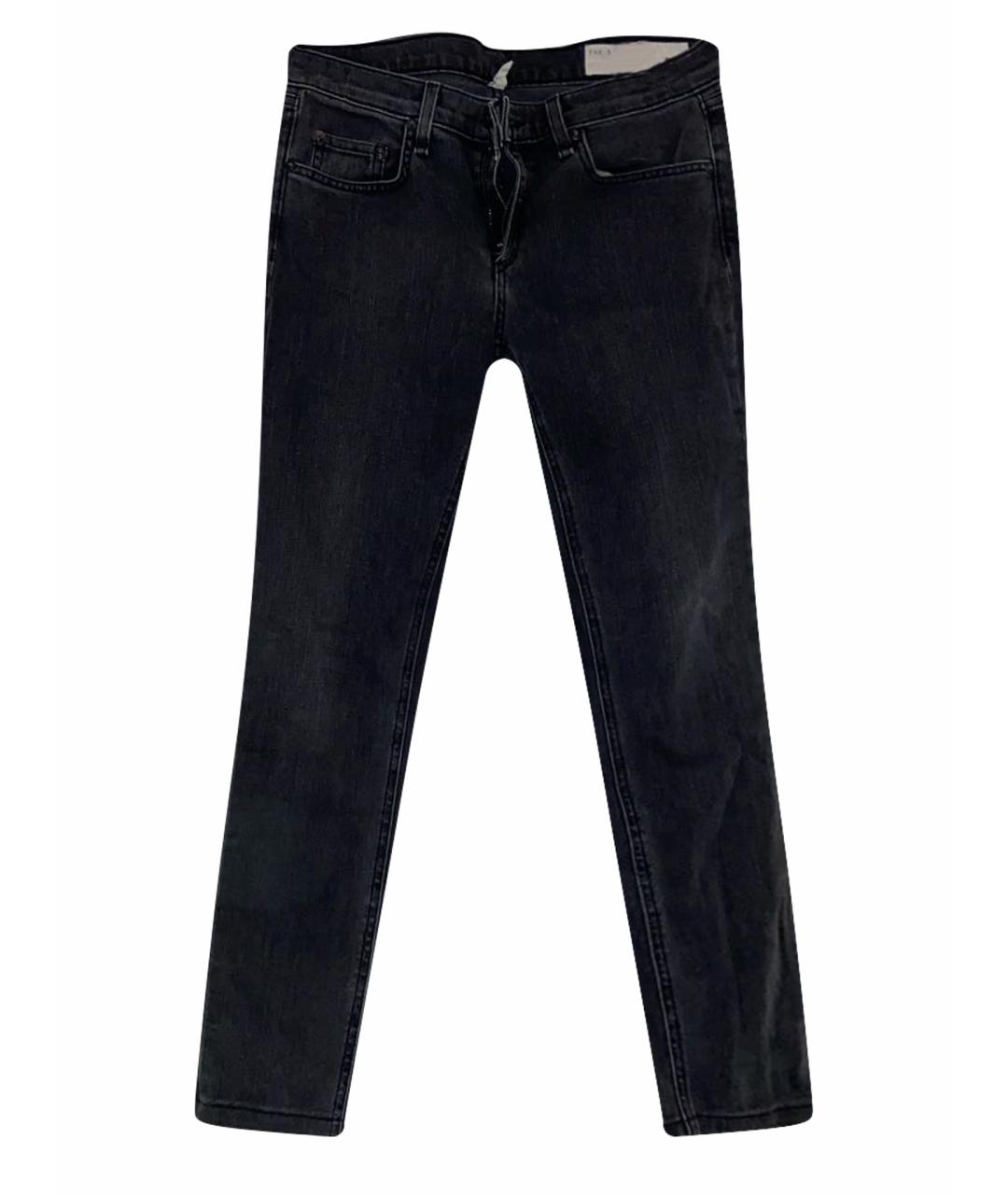 RAG&BONE Антрацитовые хлопковые джинсы слим, фото 1
