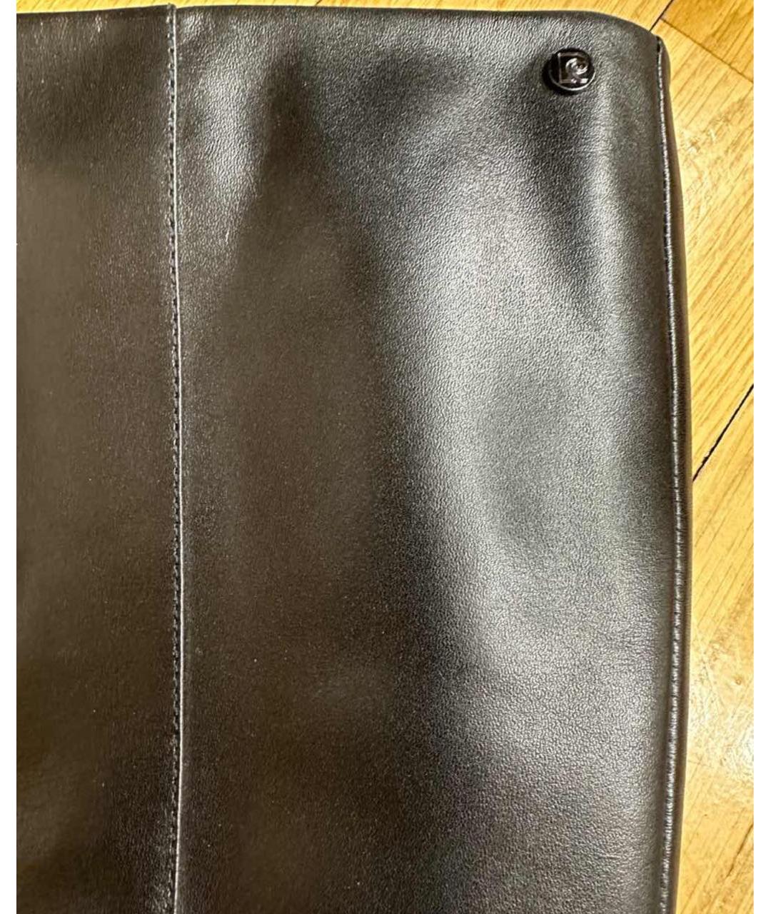 PIERRE CARDIN Черные кожаные сапоги, фото 6