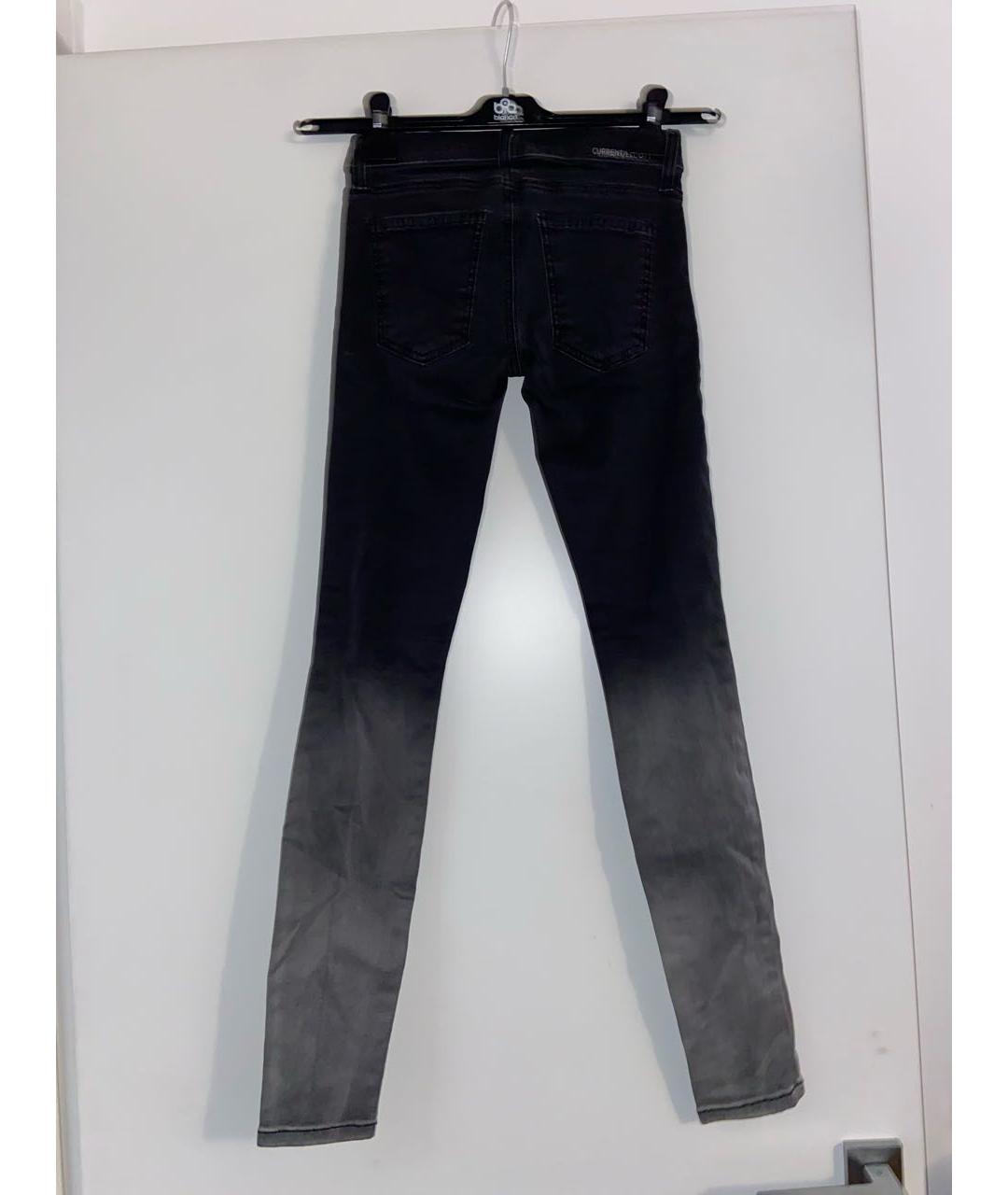 CURRENT/ELLIOTT Черные хлопковые джинсы слим, фото 2