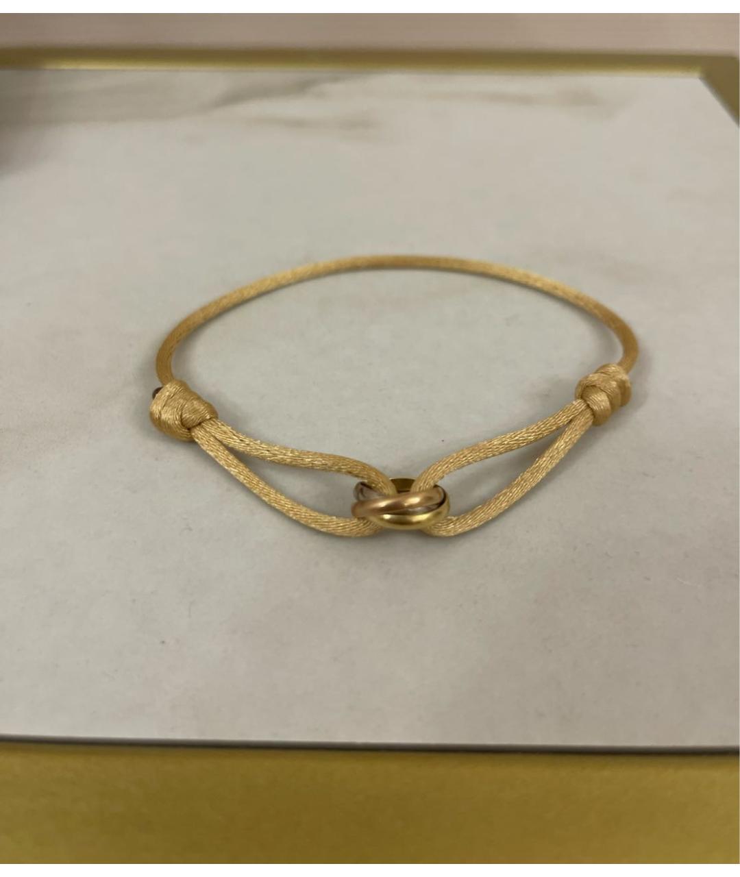 CARTIER Бежевый браслет из желтого золота, фото 5