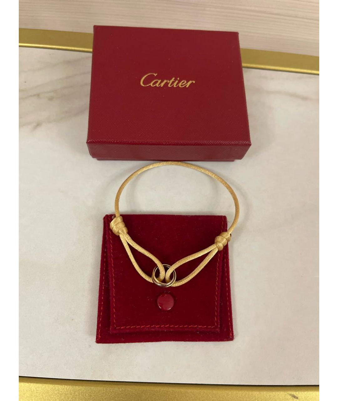 CARTIER Бежевый браслет из желтого золота, фото 3
