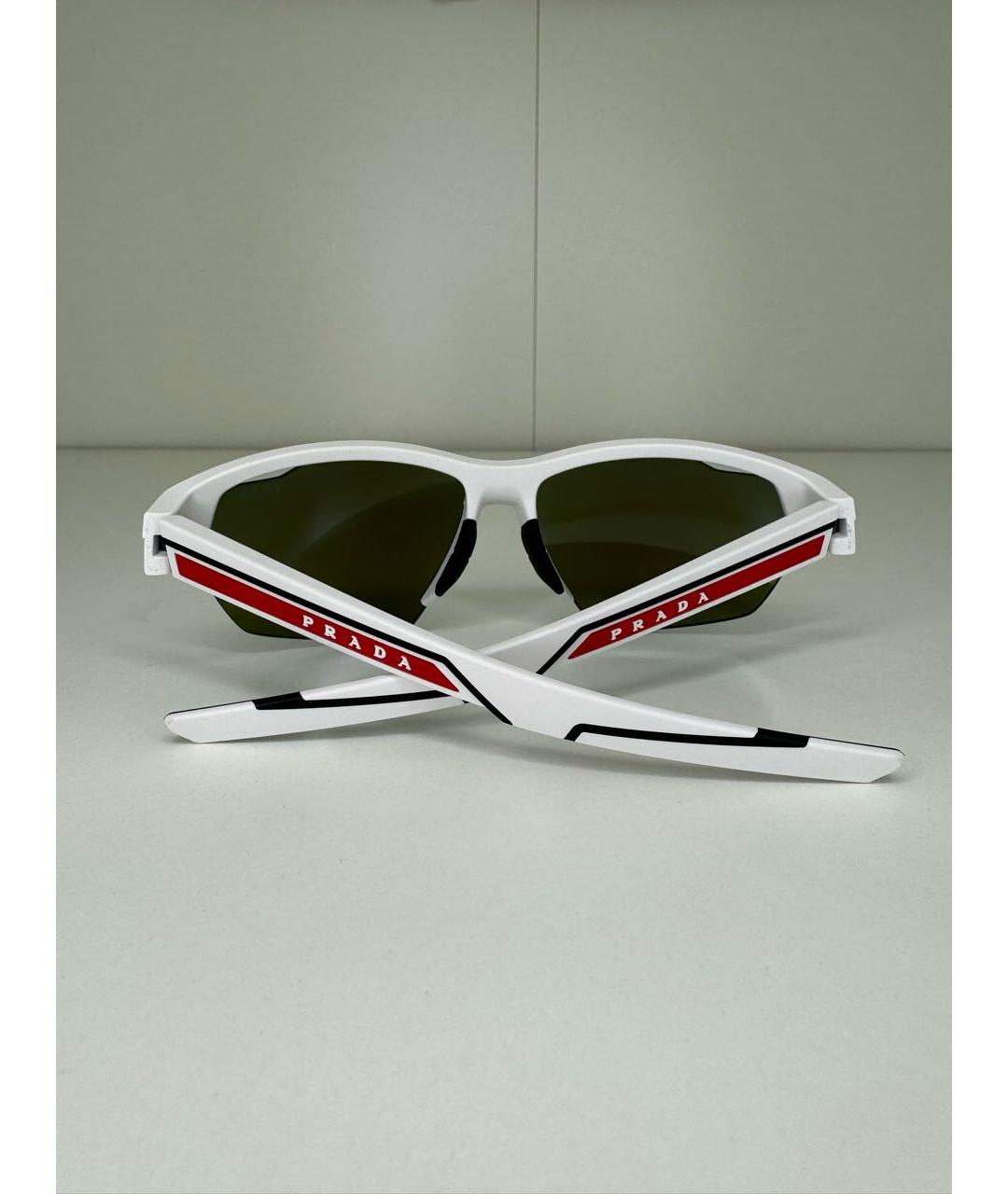 PRADA Белые солнцезащитные очки, фото 2