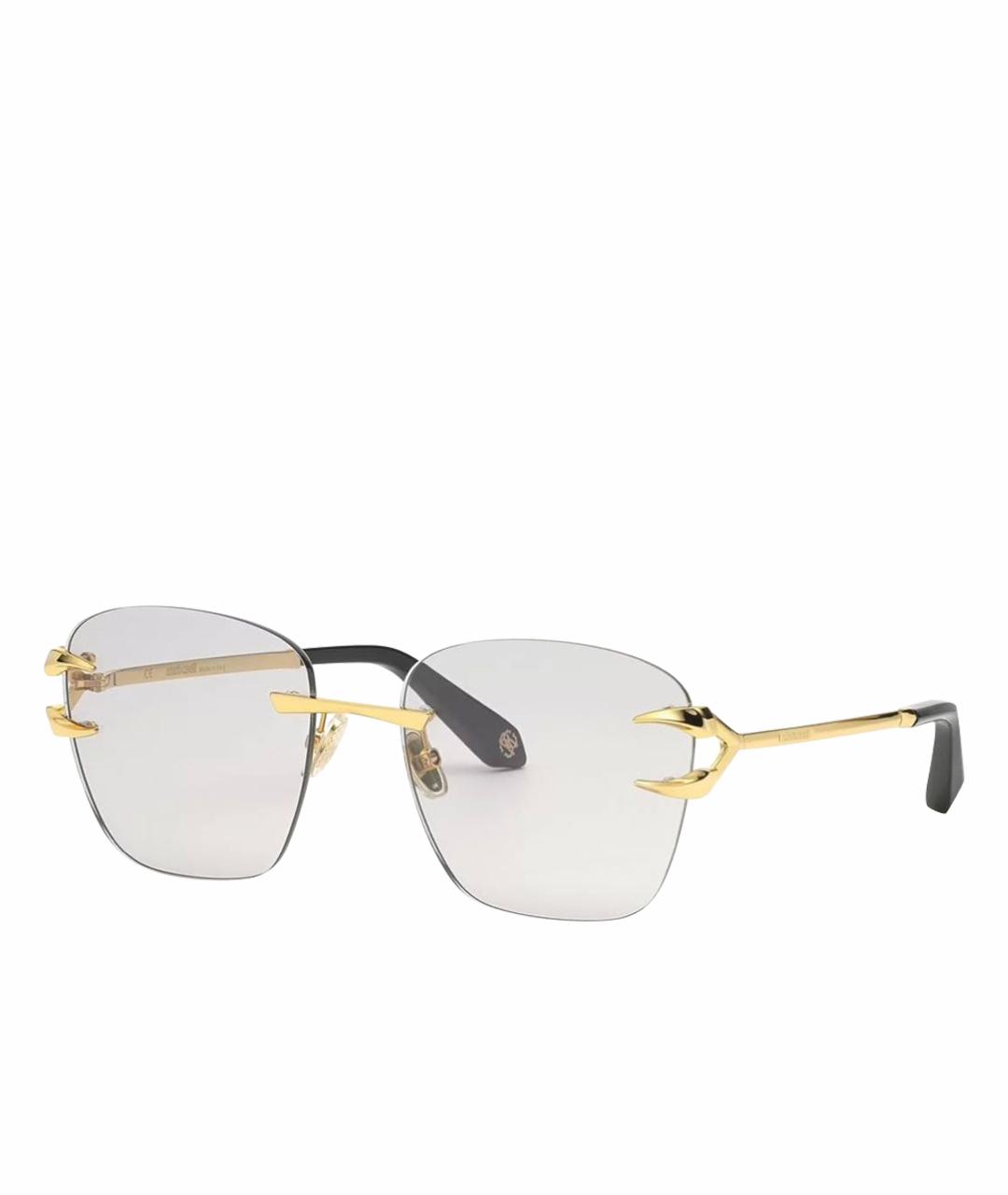 ROBERTO CAVALLI Серые металлические солнцезащитные очки, фото 1