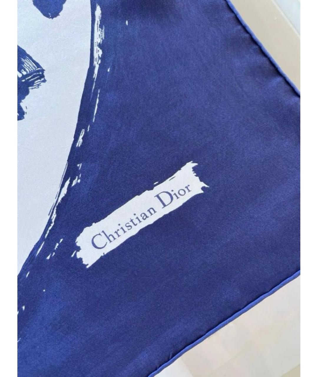 CHRISTIAN DIOR PRE-OWNED Мульти шелковый платок, фото 3