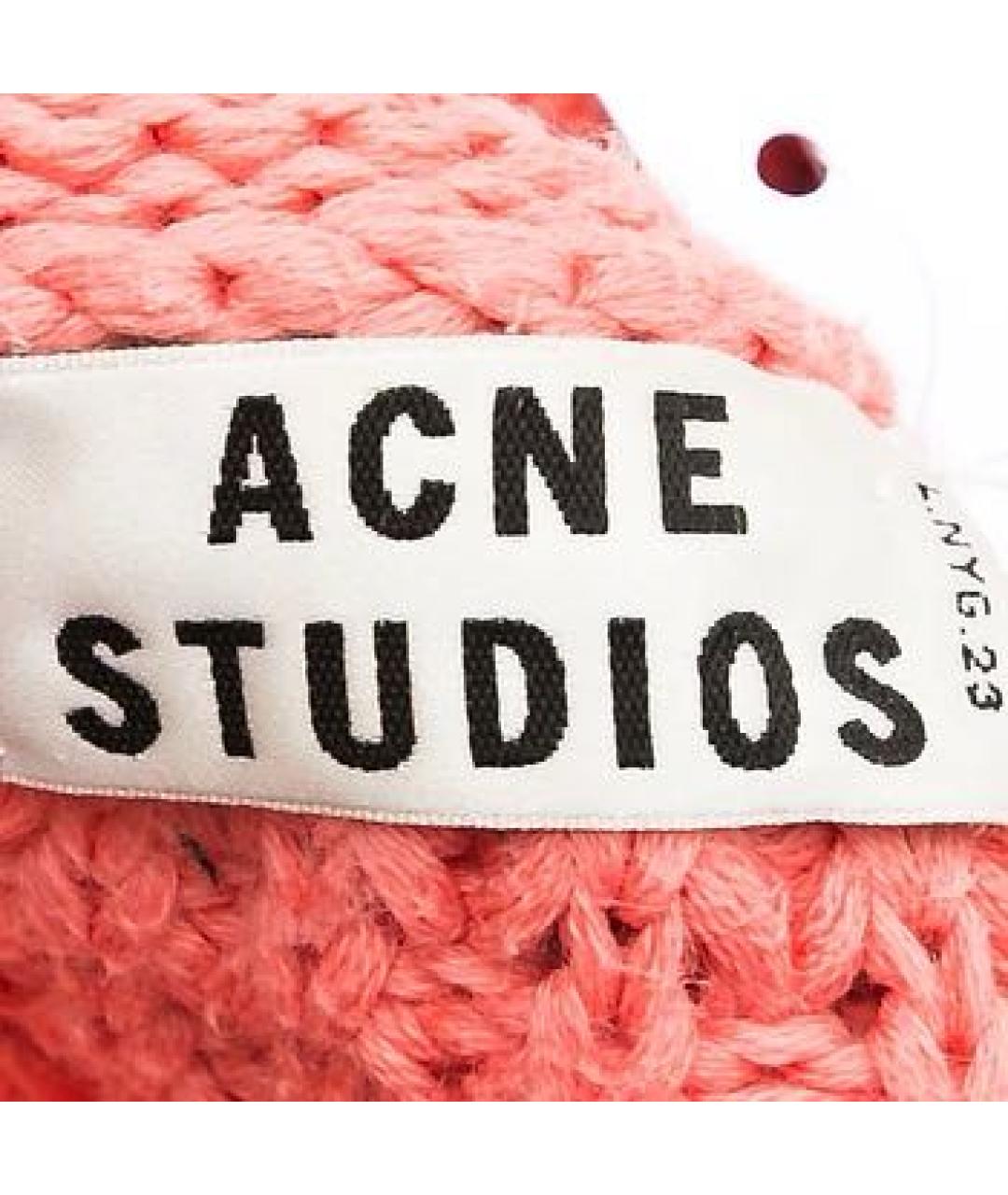 ACNE STUDIOS Коралловый шерстяной джемпер / свитер, фото 4