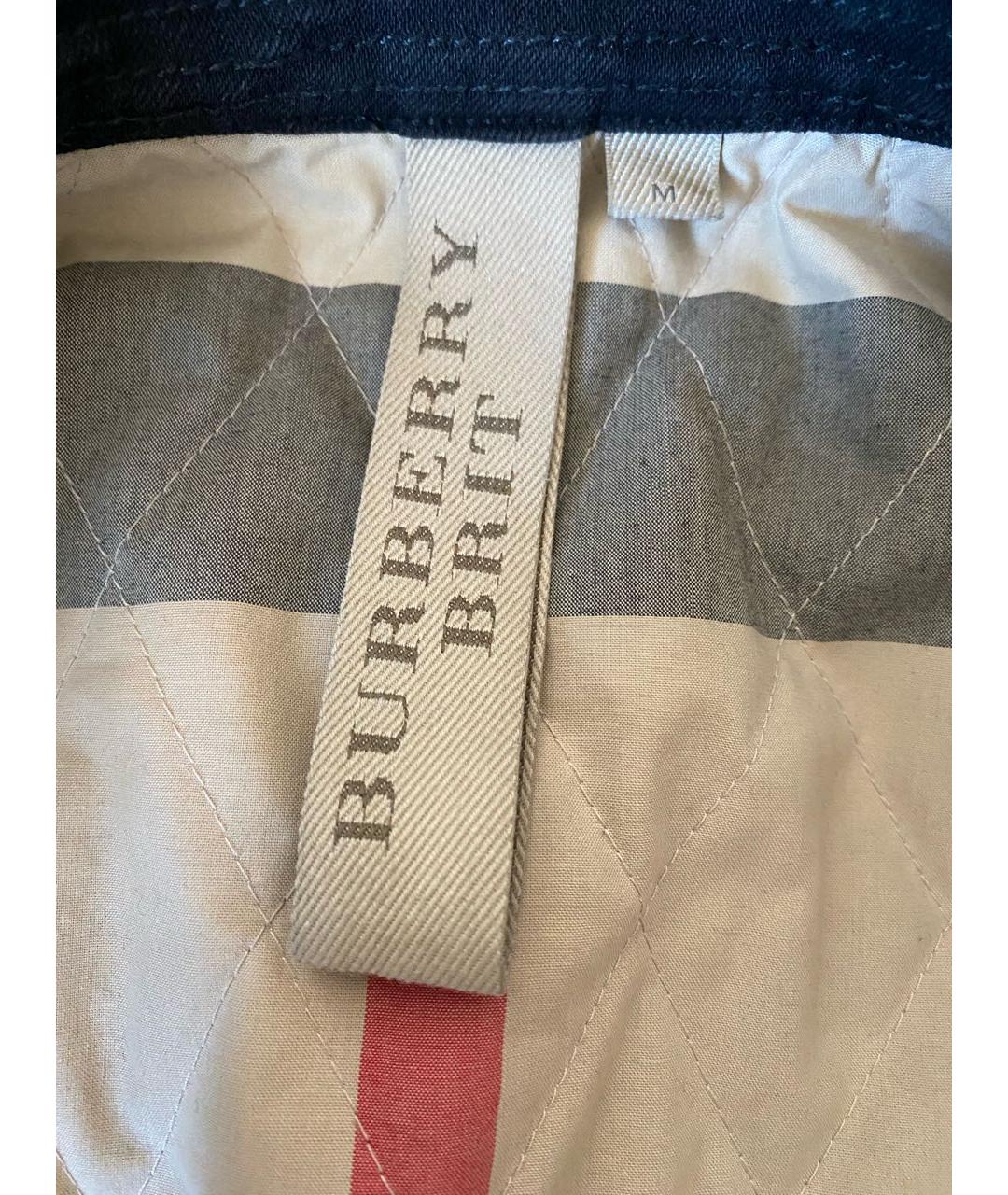 BURBERRY Черная кожаная куртка, фото 6