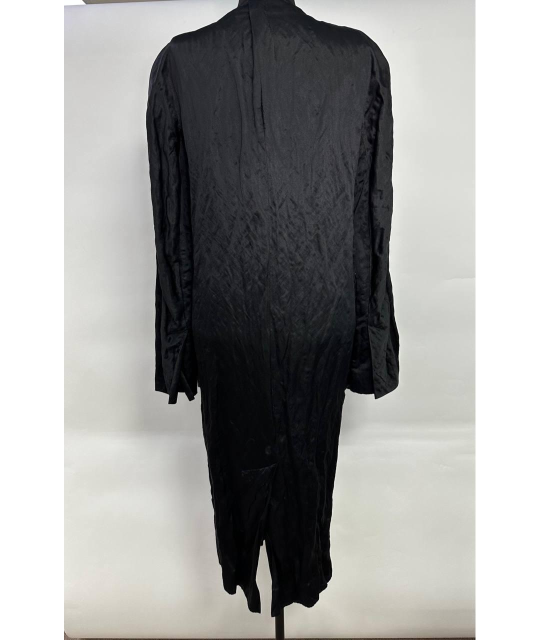 HAIDER ACKERMANN Черное шерстяное повседневное платье, фото 6