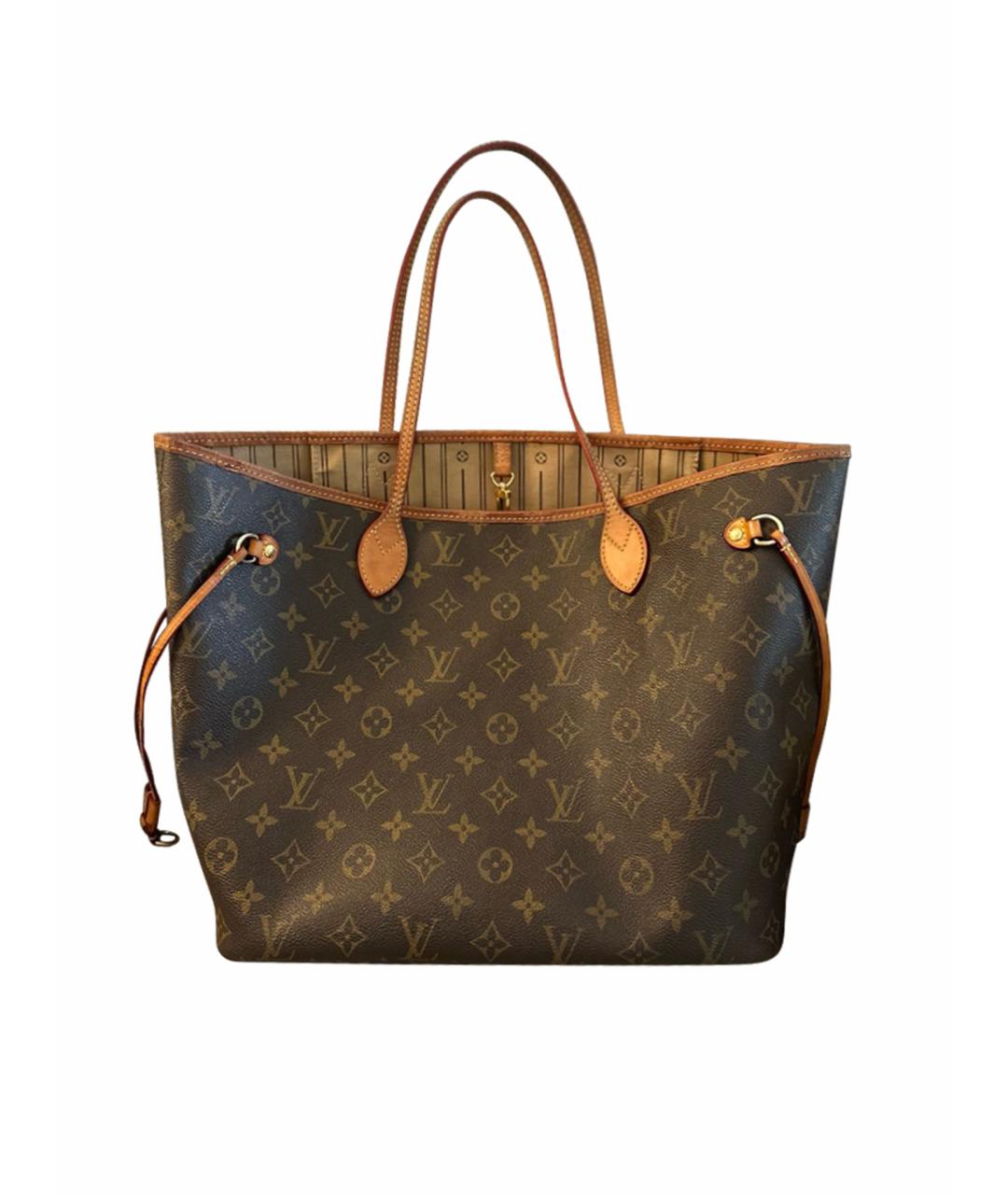 LOUIS VUITTON PRE-OWNED Коричневая сумка тоут, фото 1