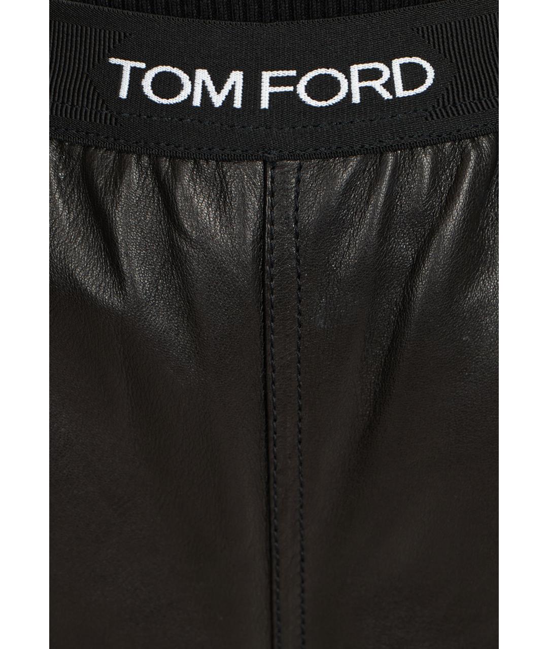 TOM FORD Черные прямые брюки, фото 4
