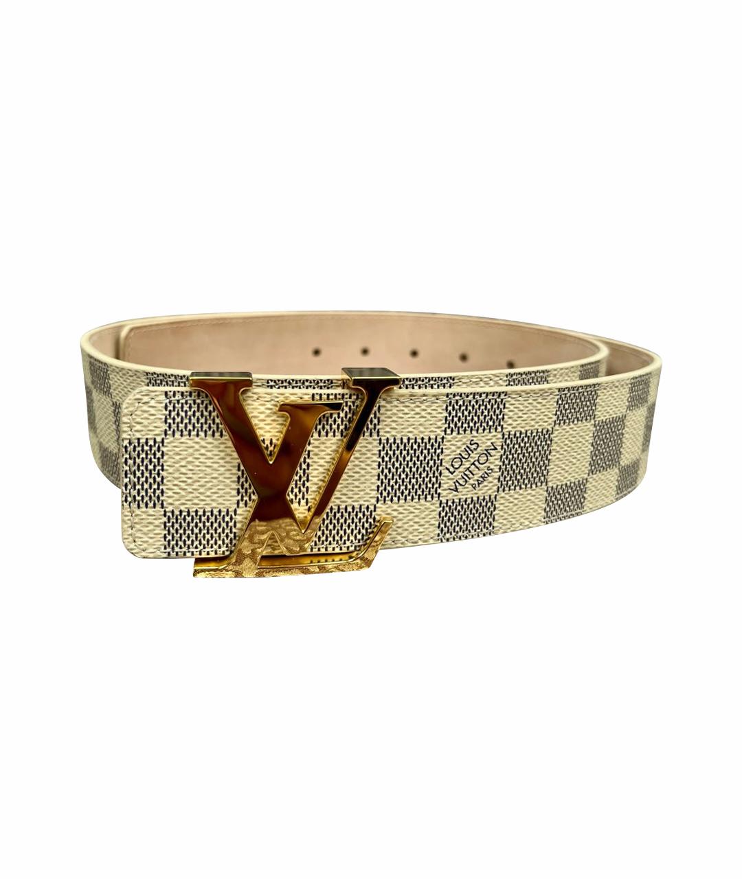 LOUIS VUITTON PRE-OWNED Белый кожаный ремень, фото 1