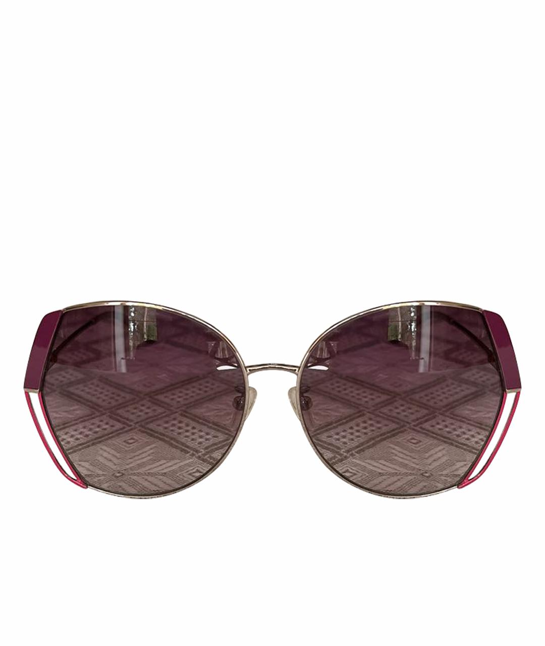 CAROLINA HERRERA Фиолетовые металлические солнцезащитные очки, фото 1